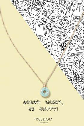 Topshop Donut Ditsy Necklace