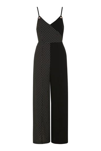 Topshop Pinspot Block Jumpsuit