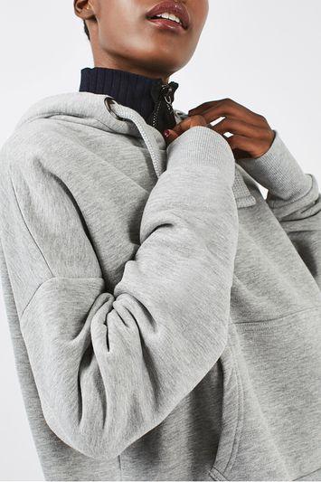 Topshop Cropped Hoody By Boutique