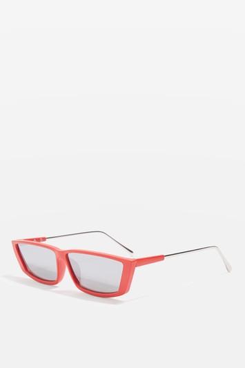 Topshop Winona Slim Frame Sunglasses