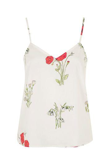 Topshop Printed Pyjama Cami