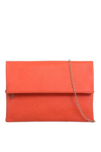 Topshop *red Clutch Bag By Koko Couture