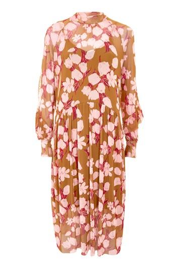 Topshop Printed Midi Dress By Yas