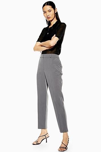 Topshop Grey Smart Trousers