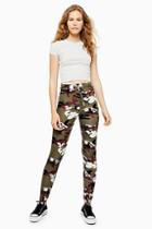 Topshop Camouflage Slim Joggers