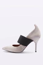 Topshop Gin Elastic Strap Court Shoes
