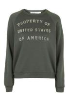 Topshop Property Of Usa Sweatshirt By Project Social T