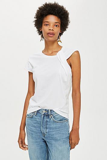Topshop Twist Strap Tank Top