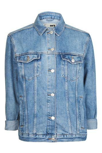 Topshop Moto Elbow Rip Jacket