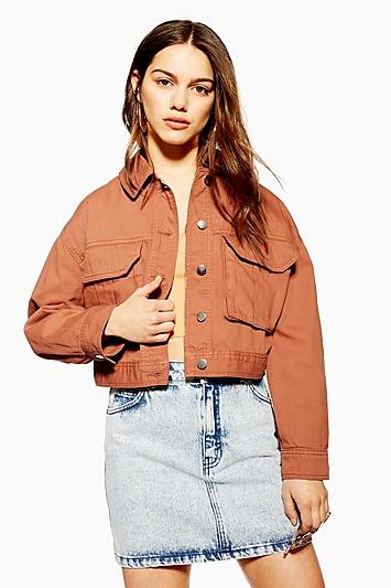 Topshop Petite Blush Shacket