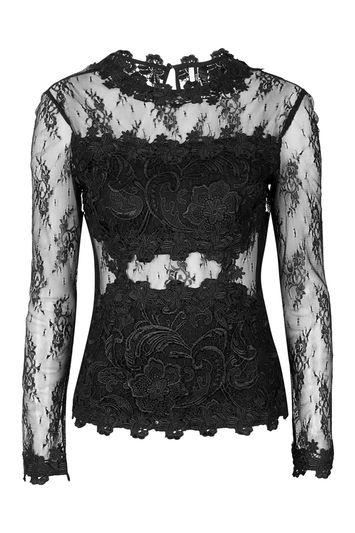 Topshop Tall Lace Shell Top