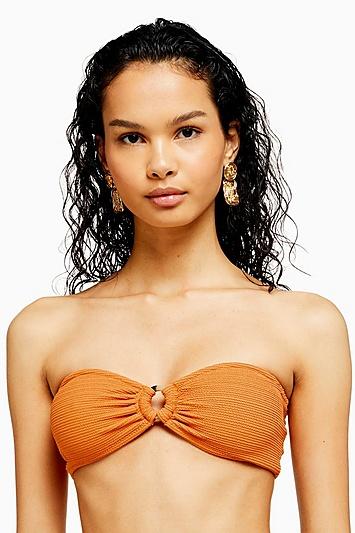 Topshop Ginger Crinkle Ring Bandeau