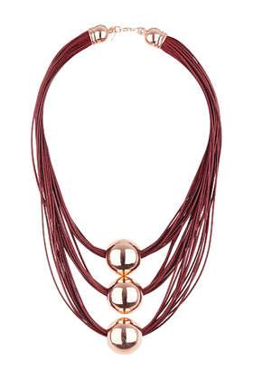 Topshop Multirow Cord Necklace