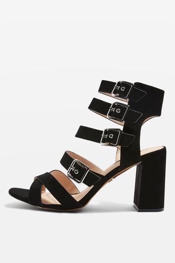 Topshop Nova Multi Buckle Sandals