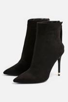 Topshop Ella Pointed Boots With Suede