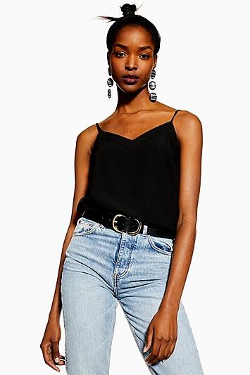 Topshop Tall V-neck Insert Cami