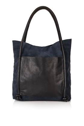 Topshop Leather Knot Shopper