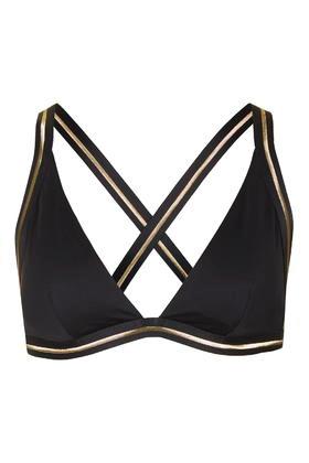 Topshop Elastic Triangle Bikini Top