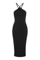 Topshop *cross Front Midi Bodycon Dress By Nobody's Child