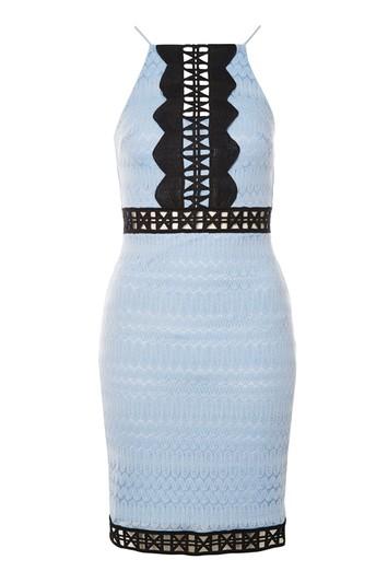 Topshop Tall Crochet Lace Bodycon Dress