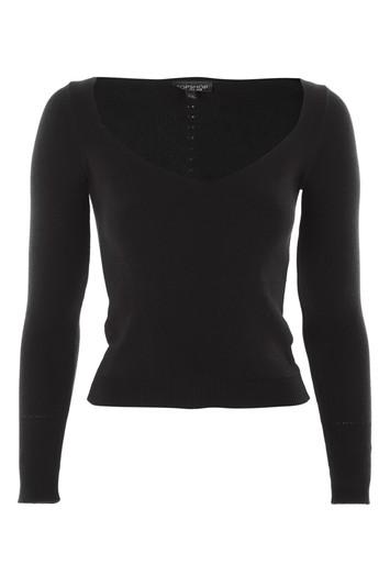 Topshop Petite Sweetheart Neck Jumper