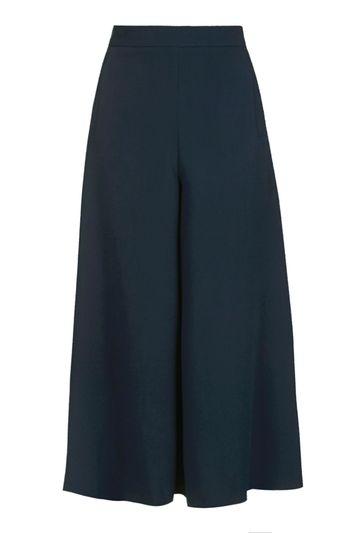 Topshop Petite Crepe Palazzo Trousers