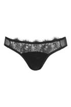 Topshop Lace And Mesh Mini Knicker
