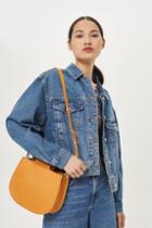 Topshop Trilly Wood Handle Tote Bag