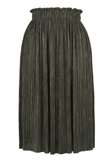 Topshop *paperbag Waist Pleated Skirt By Love