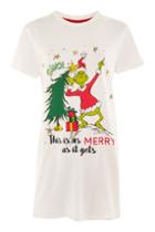 Topshop Grinch Christmas Sleep T-shirt