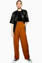 Topshop *rust Essential Peg Trousers