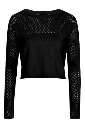 Topshop Mixed Pointelle Crop