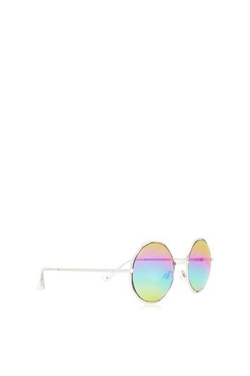 Topshop *willow Rainbow Hex Sunglasses By Skinnydip