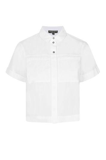 Topshop Smart Short Sleeve Shirt