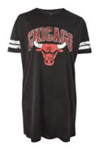 Topshop Chicago Bulls T-shirt Dress By Unk X Topshop