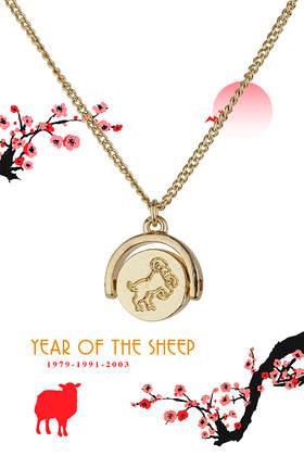 Topshop Year Of The Sheep Ditsy Necklace