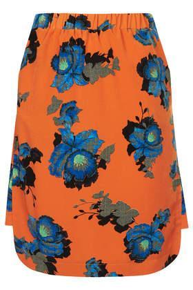 Topshop Orchid Shadow Pencil Skirt