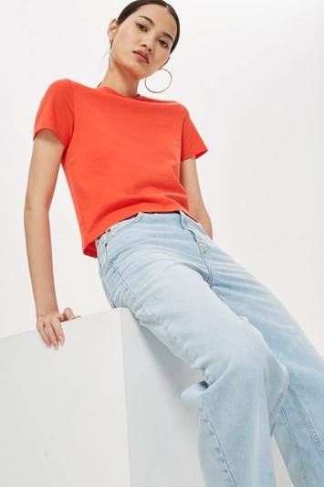 Topshop Basic Cropped T-shirt