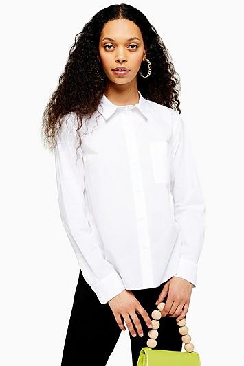 Topshop Petite White Shirt