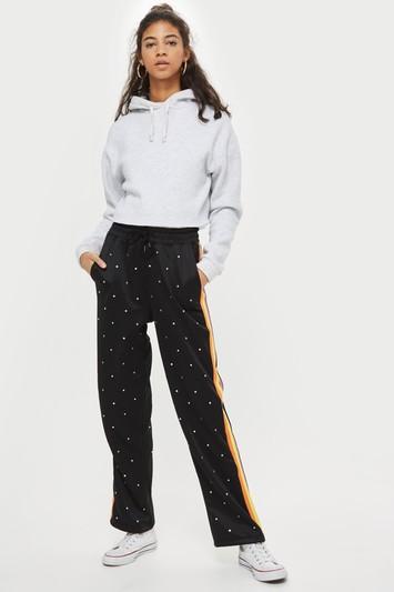 Topshop Rainbow Gem Track Pants