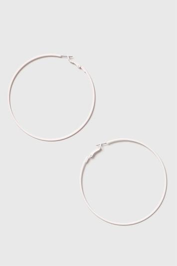 Topshop Rubberised Hoop Earrings