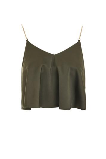 Topshop Tall Chain Strap Camisole Top