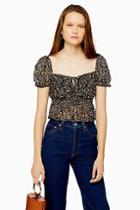 Topshop Ditsy Floral Lace Top