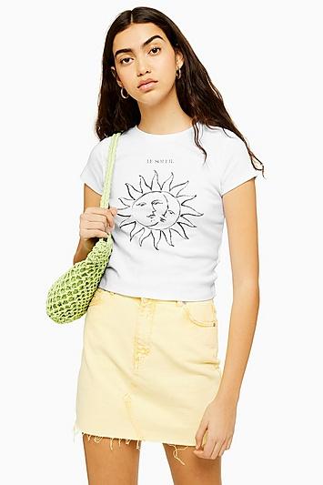 Topshop Tall 'le Soleil' T-shirt