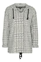 Topshop Houndstooth Hoody
