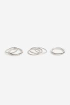 Topshop *clean Band Ring Pack