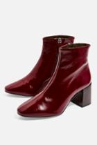 Topshop *wide Fit Marlene Heeled Leather Boots