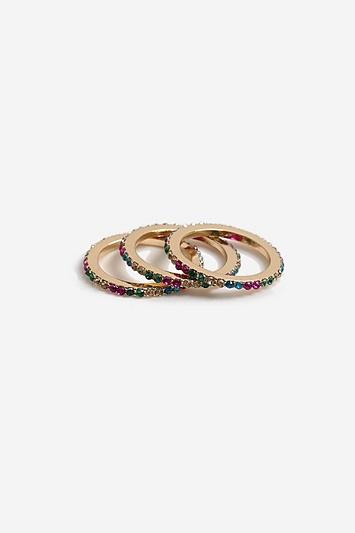 Topshop *rainbow Rhinestone Ring