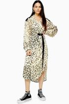 Topshop *animal Smock Dress By Boutique