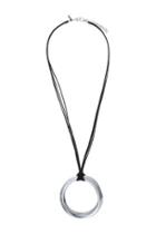 Topshop Irregular Circle Pendant